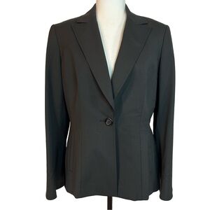 Periphery Women's Classic Black Blazer Flared Bell Sleeve 8 Corpcore Business